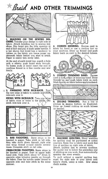 Reproduction 1945 Simplicity Sewing Booklet (Reproduction)