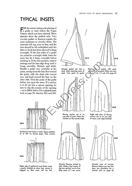 Reproduction 1937 Vogue Sewing Booklet (Reproduction)